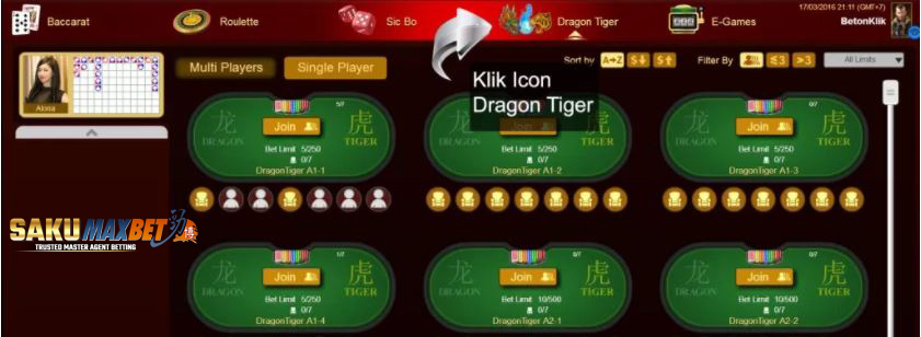 Panduan Baccarat Dragon Tiger Online